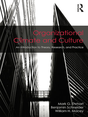 cover image of Organizational Climate and Culture